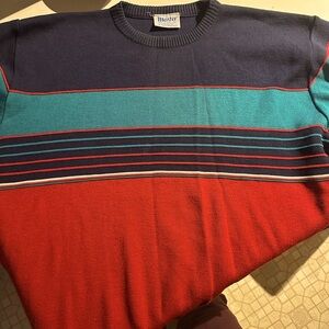 Men's Crewneck Meister - Red and Blue